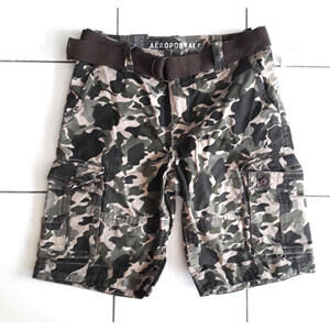 Aeropostale Men Camouflage Camo  Green Cargo Shorts Size 32'' x 11'' NWT